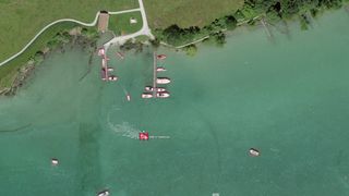 Luftbild mit KI-Objekterkennung